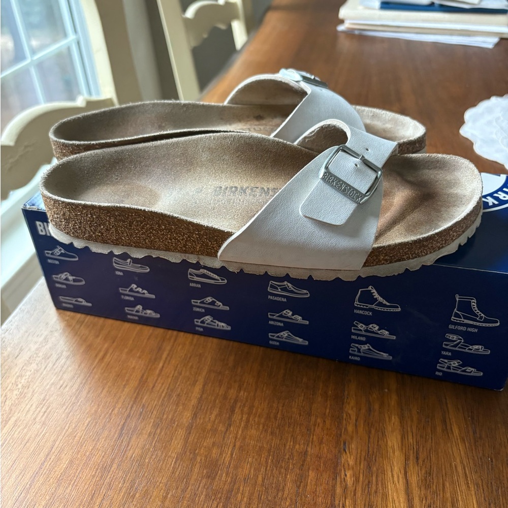 Birkenstock Madrid White Sandals